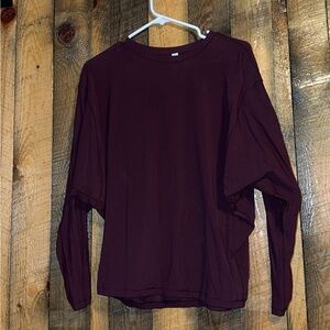 Oversized slouchy long sleeve